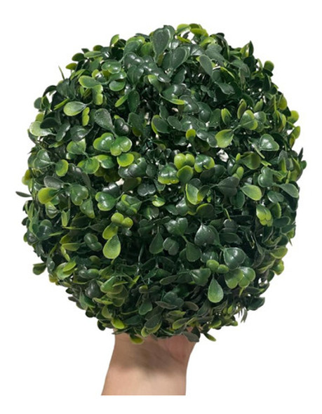 Kit 10 Buchinho Artificial 23cm Verde Bola De Grama Topiaria 1