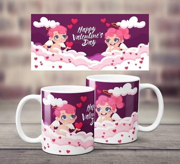 Plantillas Sublimacion Tazas Dia De Los Enamorados 1