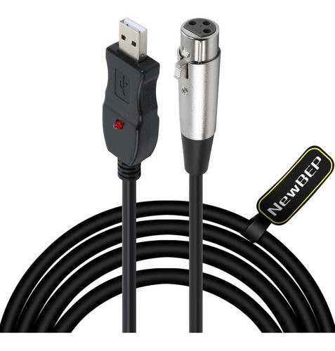 Cable Newbep De Microfono Usb A Xlr Hembra, 3 Pines 0