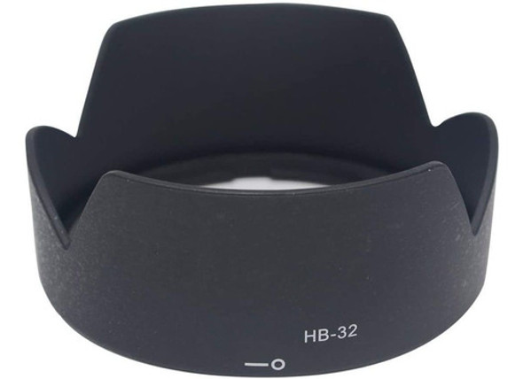 Parasol De Lente En Flor Reemplazo De Nikon Hb-32 | Negro 0