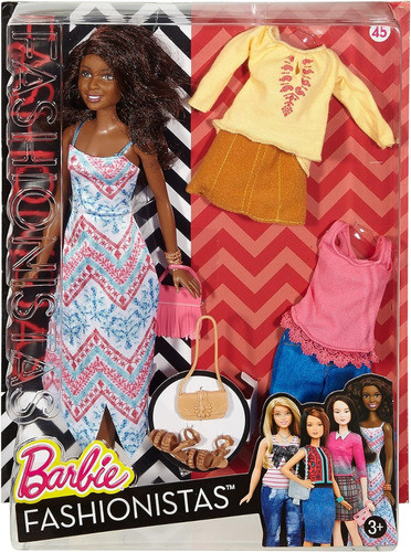 Barbie Fashionistas #45 Boho Fringe Mattel Bunny Toys 0
