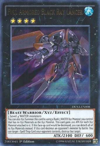 Full Armored Black Ray Lancer - Dusa-en008 - Ultra Rare 0