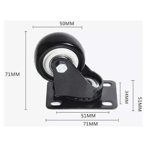 Ruedas Giratorias 50mm 1