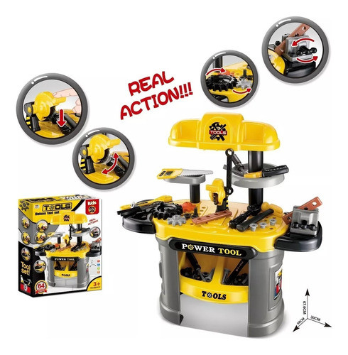 Mesa De Trabajo Niño. Incluye Herramientas. Mpuy 1