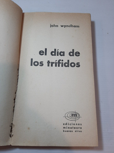 Antiguo Libro El Día De Los Trífidos Wyndham Ro 1662 0