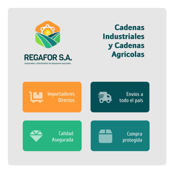 Cadena A Rodillo Mcc Asa 80-1 Paso 1  Simple X 3.05m X 1