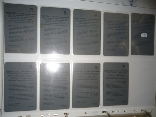 Cartão Telefônico-série Iso 9002-1997-(l-2)-(c/camisinha) 1