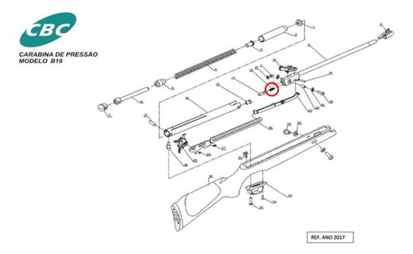 Mola Do Trinco Cbc Carabina/espingarda B19 1