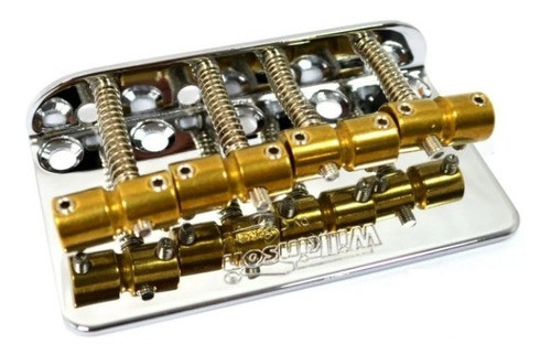 Ponte Cromada Para Baixo 04 Cordas - 19mm - Wilkinson Wbbc 0