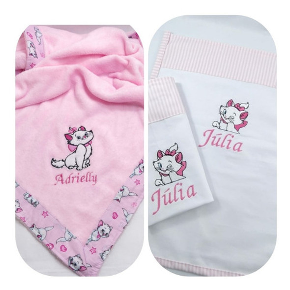 Kit Manta 3 Fraldas 70x70 3 Panos 35x35 Nome E Arte 1