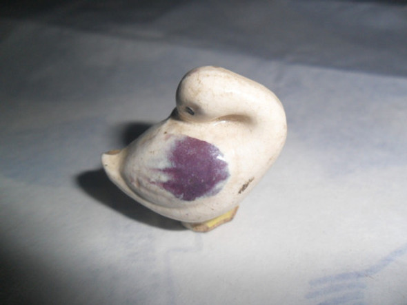 Antiguo Animalito Ceramico Miniatura Pato Patito Pata Patita 1