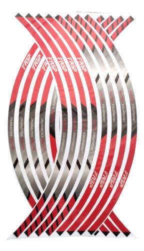 Calcomanias Adhesivas Llantas Fasp Racing Reflectivas 0