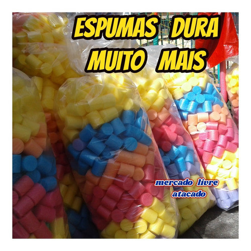 Espuma Para Colocar Na Piscina De Bolinhas Kit C/1000+brinde 1