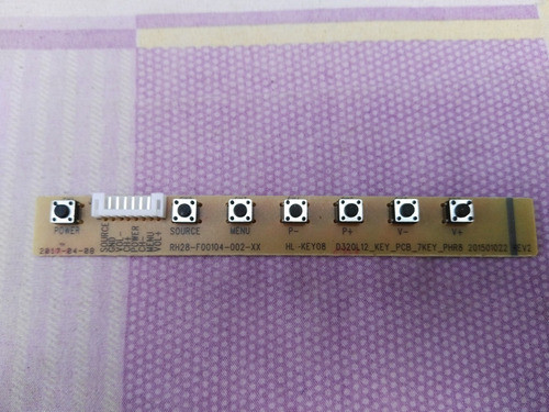 Botonera Tv Led Oyility D39hl01s 0