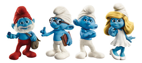 Los Pitufos Imagenes Png + Elementos + Papeles 0
