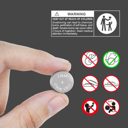 Voniko Ag13 Lr44 - Paquete De 20 Bateras De Botn Lr44 Alcali 1