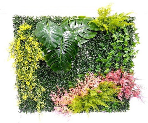 Jardin Vertical Artificial Panel Nº02 1x1,20m Kit Completo 0