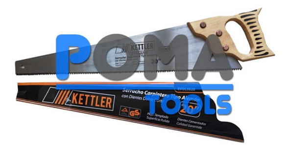 Serrucho Carpintero Mango Madera 20 Pulgadas 0