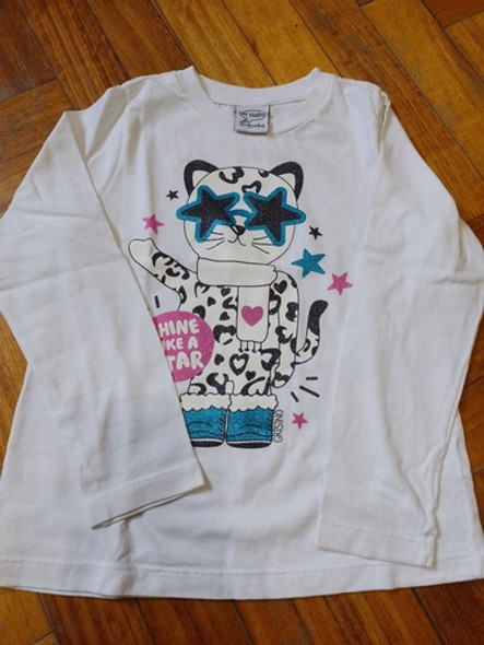 Remera Manga Larga Nena Grisino 0