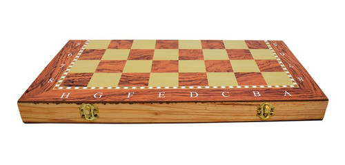 Ajedrez 3 En 1 En Madera 34 Cm Backgammon Damas Ltf Shop 1