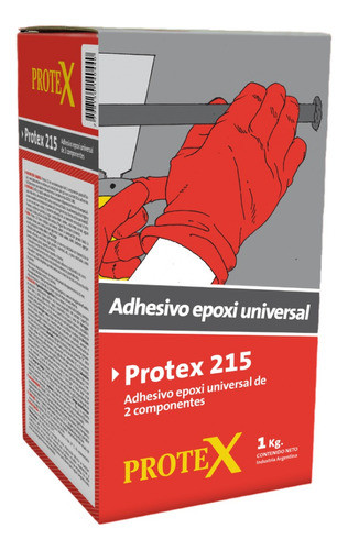 Adhesivo Protex 215 Epoxi Universal Anclajes Fijaciones  1kg 0