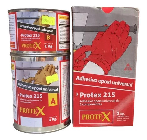 Adhesivo Protex 215 Epoxi Universal Anclajes Fijaciones  1kg 1