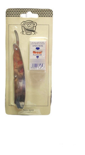 Navaja De Corte Barber Profesional Dayo + Hojas De Afeitar 0