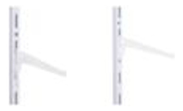 Trilho Para Suporte Prateleira Branco 1 Metro Branco 1