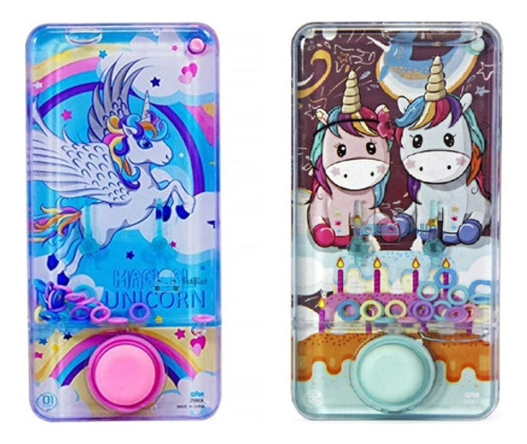 Juego Agua Maquina Retro Embocar Aros Unicornio Juguete 0 Juego Agua Maquina Retro Embocar Aros Unicornio Juguete 0