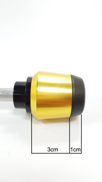 Slider Roda Diant E Traseiro Ponta Nylon Fazer600 Fz6 Fazer 1