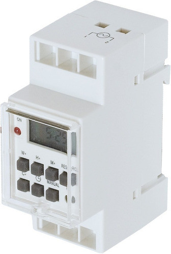 Timer Digital Riel Din Programable +  2 Dicroica Led 7w Gu10 0