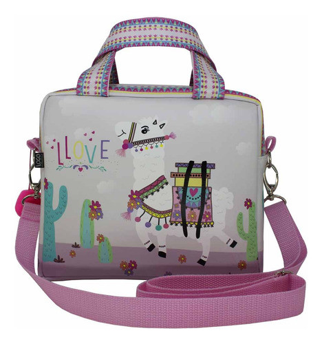 Bolsa Térmica Mamadeira Bebê Papinha Leite Comida Lhama Love 1