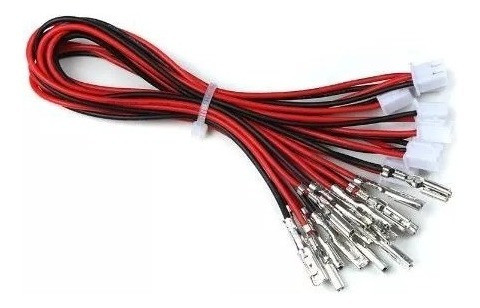 10 Cabos 20cm P/ Placa Zero Delay Conectores 2.8mm Ou 4.8mm 1