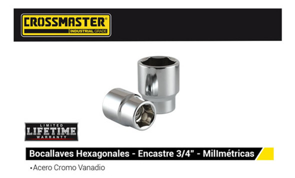 Bocallave Hexagonal 40 Mm Encastre 3/4  Crossmaster 9948041 1