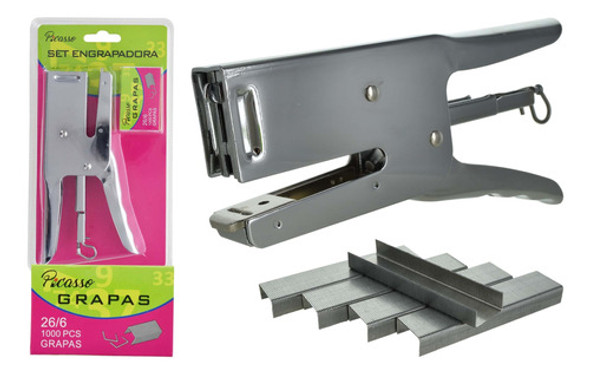 Engrampadora Metal Grande Para Folio 1