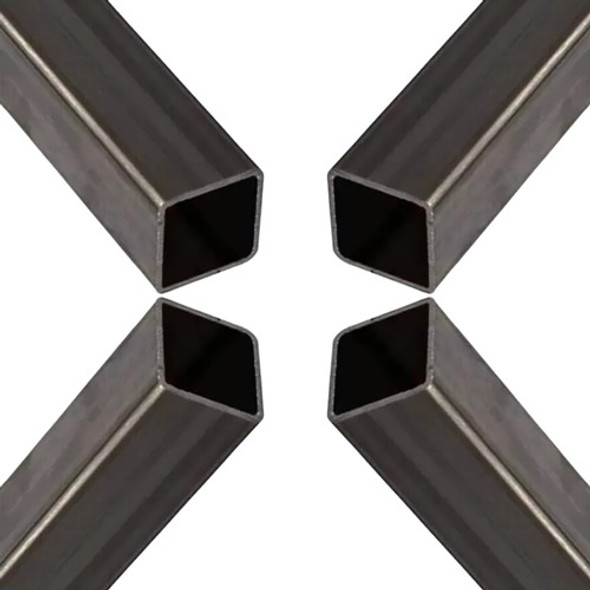Barra De Aço Metalon 20x20 4pç 50cm 0