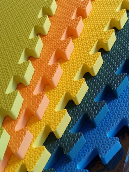 Kit 10 Tapetes Tatames Eva 50x50x2cm 20mm Infantil Criança 0