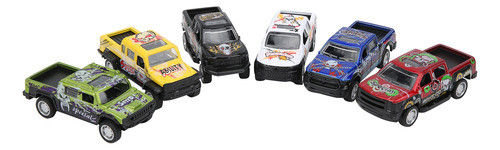 Brinquedo Infantil 6 Peças 1:64 Modelo De Carro Simulation A 0