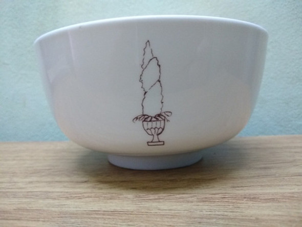 Bols De Porcelana Antiguo Con Dibujos Muy Bueno 1