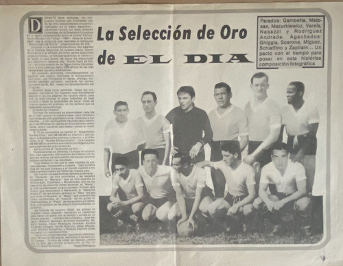 Selección De Oro Uruguay , Fútbol, El Día Cr06b5 1