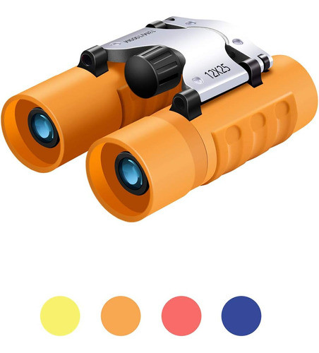 Binocular Para Ninos 12x25 Color Naranja 0