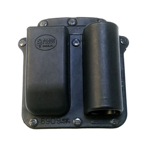 Fobus Combinada Porta Cargador Univ + Linterna Cinto Girator 0