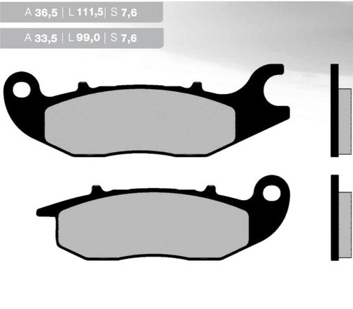 Pastilla Freno Brenta Ft3147(fa375) Honda Cb 150 Invicta Delantera 1