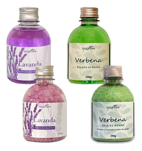 Sais Para Banho E Espuma Para Banheira Lavanda E Verbena 0
