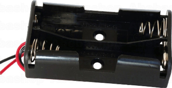 Portapilas 2x Aa Apilamiento De Pilas 1 X 2-p 0