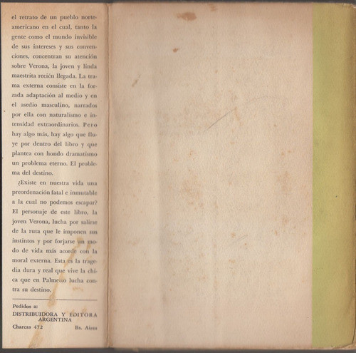 1955 Erskine Caldwell Sucedio En Palmetto Novela Clasicos 1