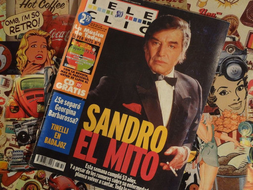 Revista Tele Clic - Agosto 1988  - Sandro - Carlitos Balá - 0