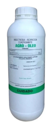 Aceite Vegetal 1l Agricola Detergente Mojante Tensioactivo 0