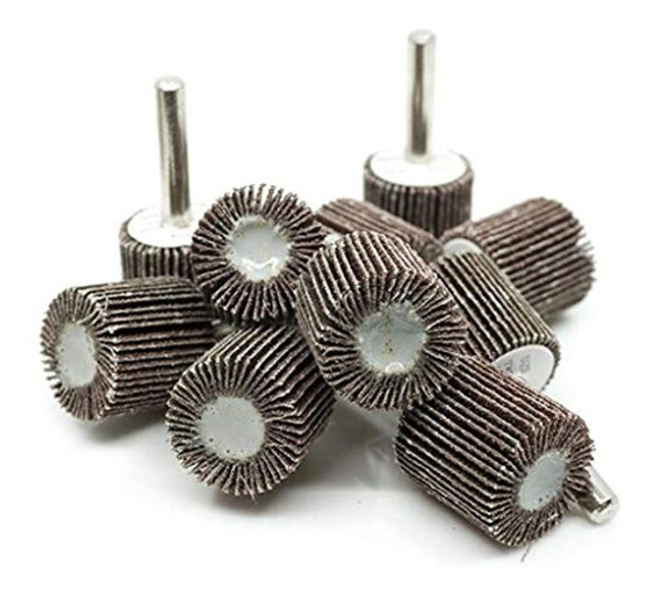 10 Solapas De 1x 1 X 1/4 Ruedas Y / O Discos De Lijado Grano 0