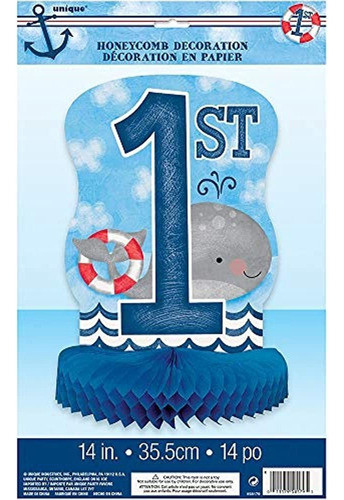 Niños Náuticos - Servilletas De Primer Cumpleaños 16ct Centr 1